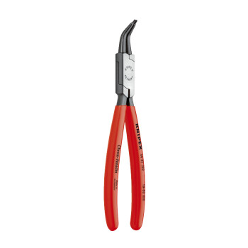 凯尼派克（KNIPEX）44 31 J22 19-60mm内卡簧钳 45°弯嘴 抛光 塑料套柄 切割类工具 钢