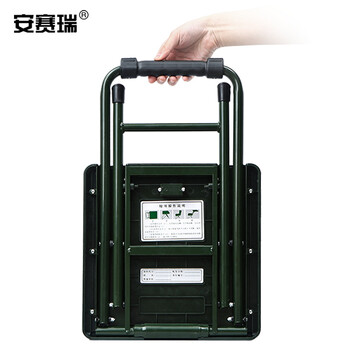 安赛瑞 户外应急两用折叠椅  多功能折叠椅士兵两用学习凳便携式写字椅 11431