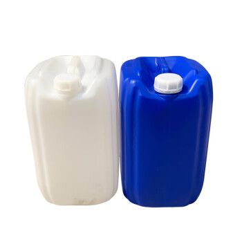 稳斯坦 WST140 液体存储桶 25L化工塑料桶 堆码油桶 加厚25升方形储水桶 蓝色