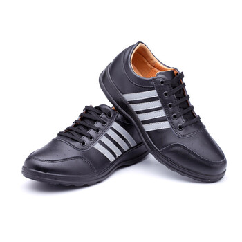 者也 6kv绝缘鞋电工鞋 男电焊四季工劳保鞋 6千伏安全鞋 牛皮轻便透气耐磨软底工作鞋 黑色42码