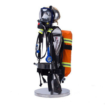 鼎峰安科 正压式消防空气呼吸器RHZK6.8T配数字防爆对讲机肩咪实时通讯功能气瓶背板可旋转(实时通讯三件套)
