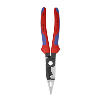 凯尼派克（KNIPEX）13 82 200 多功能电工钳 抛光 双色手柄 切割类工具 钢