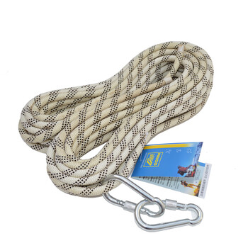 哥尔姆12MM尼龙静力绳登山攀岩速降安全绳高空保险绳RL212锦纶绳20米