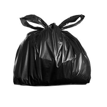 南 ST-2 手提垃圾袋35x55cm 50个一叠 手提一次性加厚垃圾袋 背心式黑色垃圾袋