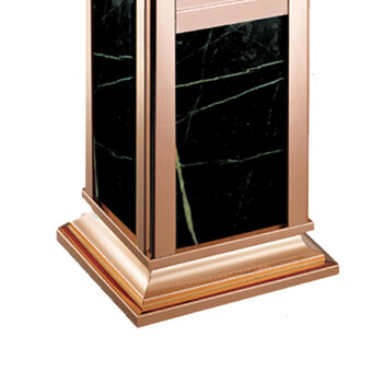 南 GPX-8AX 皇家座地南方烟灰桶 玫瑰金黑白根 商场垃圾桶 酒店落地烟灰桶果皮桶 垃圾筒