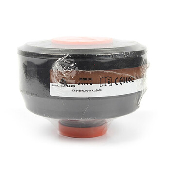 代尔塔（Deltaplus）105138 M9000 A2P3R 防毒面具过滤罐滤毒盒 用于M9000系列全面罩 定做 1个