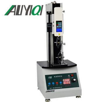 ALIYIQI 电动立式单柱测试台 电线布料橡胶塑料拉力试验机 拉伸压缩测试 AEL-200-500N（不含表）