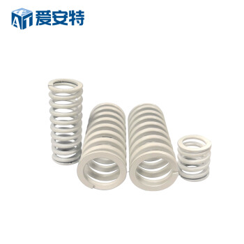 A&T爱安特矩形模具弹簧 白色弹簧 压缩弹簧 中压缩量型矩形弹簧DSJPHC系列直径21mm 型号 DSJPHC-21-175