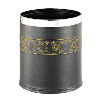 南 GPX-45G 南方多层圆形烤漆垃圾桶 镜钢圈 商用酒店宾馆客房不锈钢垃圾桶 果皮桶 房间桶