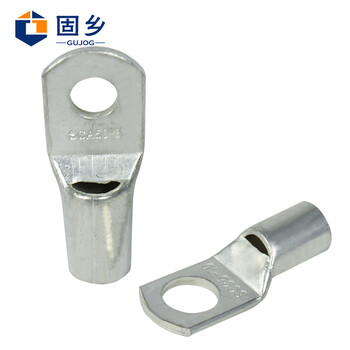 固乡【10只装】 SC窥口接线铜鼻子 接头 铜线耳 接线端子头 铜鼻子 铜镀锡线鼻子10/16/35/50平方 sc25