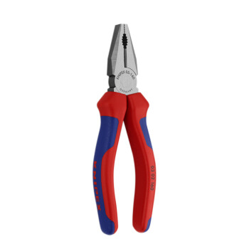 凯尼派克（KNIPEX）03 02 160 通用型钢丝钳 六寸 抛光 双色手柄 160mm 切割类工具 钢