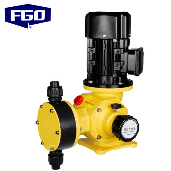 FGO 机械隔膜计量泵 DJ-Z  泵头材质PVC塑料  50L/h1.0 功率0.37kw 380V 普通电机