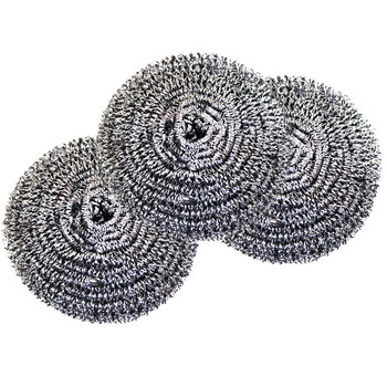 益美得 WYQ0462 钢丝球酒店厨房清洁球不锈钢钢丝刷 直径约6CM