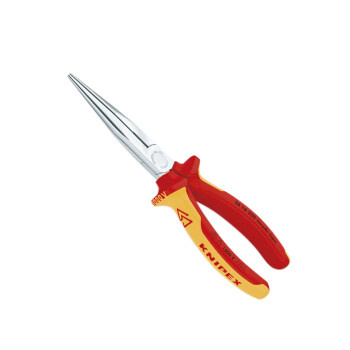 凯尼派克（KNIPEX）26 16 200 1000V绝缘尖嘴钳 镀铬 绝缘双色手柄 切割类工具 钢