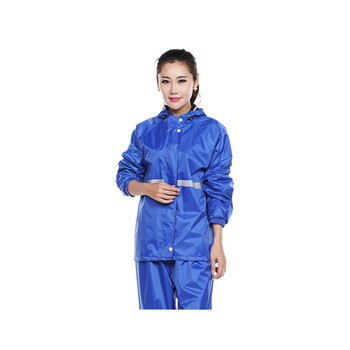 星工（XINGGONG）分体雨衣套装 成人雨衣男女士加厚雨衣雨裤 XXL码宝码蓝涤丝防WF040