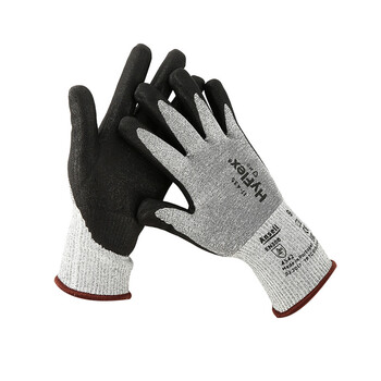 ANSELL安思尔 11-730 5级防切割抗割PU涂层手套 耐用型机械作业手套 9码 定做 1双