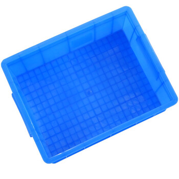 冰禹 BY-2375 加厚塑料物流周转箱 零件盒工具箱收纳箱 340*270*130mm 蓝色 5#