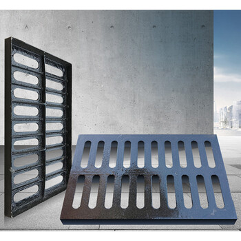 波浩 BOHAO 球墨铸铁单篦子排水沟盖板窨井盖厨房用沟盖450*750*30 过车5-8吨