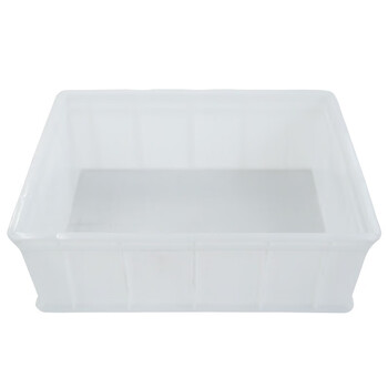 冰禹 BY-2375 加厚塑料物流周转箱 零件盒工具箱收纳箱 410*310*145mm 白色 4#