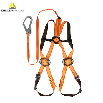 代尔塔 (Deltaplus) 506101 经济型防坠套装 大挂钩全身式缓冲安全带 定做 1条