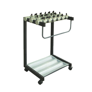 超洁亮（SUPER·CLEAN）D-004  商用18头带锁豪华型雨伞架 雨伞收纳架挂伞架