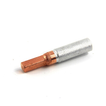 天旭C45铜铝插针空开断路器专用铜铝过渡铜线鼻电表铜铝插针DTZ-35平方 1个