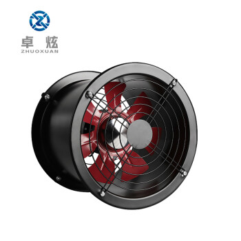 卓炫（ZHUOXUAN）圆筒管道风机 工业排风扇 排气扇 换气扇油烟墙式抽风机  16寸