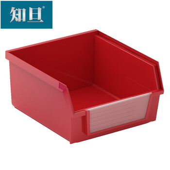 知旦 背挂式零件盒110*105*50mm壁挂式物料盒分类盒 600154 1号红
