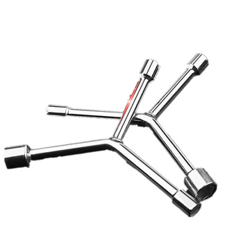 鼎红 三叉套筒扳手Y型套筒扳手三角工具加长外六角多头用Y字汽修扳手三叉套筒14-17-19