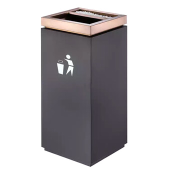 南 GPX-7S 南方座地烟灰桶 玫瑰金 垃圾桶 电梯口烟灰桶果皮桶 公用垃圾筒