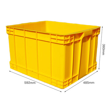 震迪带盖周转箱加厚物流中转箱592*485*360mm可定制K584运输箱