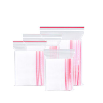 稳斯坦 WST191 包装袋 防潮袋 加厚密封PE封口袋 透明食品塑料袋35*45 cm100个(10丝)