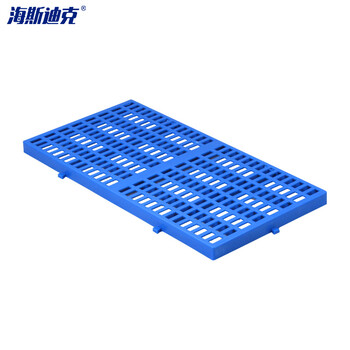 海斯迪克 HKZ-16 防潮板塑料垫板 网格平板可拼接组合式塑料垫货板 加厚仓储铺地板 防潮板600*300*30mm蓝