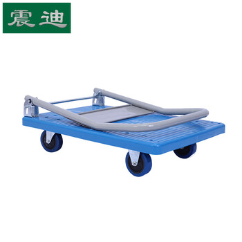 震迪手推车57*87承重600斤折叠平板车工厂载货车KC805可定制