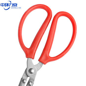 中环力安【塑柄不锈钢27直口】加长不锈钢垃圾夹子火钳拾物器取物环卫工捡垃圾卫生钳子碳夹