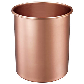 南 GPX-3C 铝合金圆形房间桶 玫瑰金 南方商用垃圾桶 酒店宾馆客房果皮桶