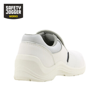 鞍琸宜GUSTO81劳保鞋男女轻便防砸防静电安全鞋白色42码1双装DKH