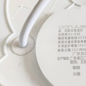 东君 LED防水吸顶灯 IP65 DJ-03E 12W 白光