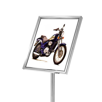 南 P-5A 锥脚指示牌 镜钢 酒店指示牌迎宾牌宣传导向展示牌