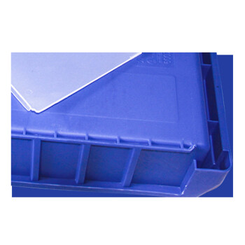 谋福 9581分隔式塑料零件盒螺丝盒工具收纳盒物料盒汽车零件箱分格盒元件盒  小号600*117*90mm（无隔板）