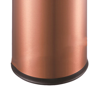 南 SF12-Y01 圆形房间桶  玫瑰金 防指纹不锈钢厨房 南方垃圾桶酒店宾馆客房垃圾桶果皮桶商用桶  12升