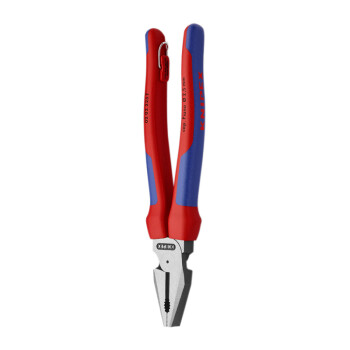 凯尼派克（KNIPEX）02 02 225 T 省力型钢丝钳带安全绳扣 九寸 抛光 双色手柄 225mm 切割类工具 钢