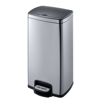 南 SZN-F25T 南方感应触摸式脚踏垃圾桶 智能感应垃圾桶果皮桶 砂钢