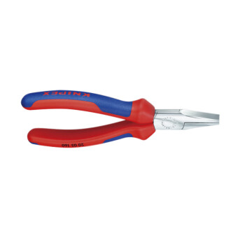 凯尼派克（KNIPEX）20 05 160 扁嘴钳 镀铬 双色手柄 160mm 切割类工具 钢