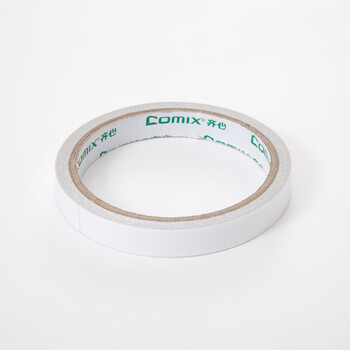 齐心 MJ1210 双面棉纸胶带