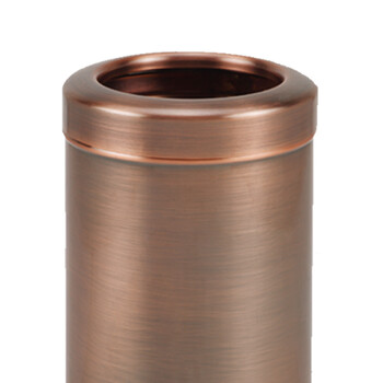 南 GPX-205D 房间垃圾桶  古铜 不锈钢垃圾桶 客厅卫生间 桌面垃圾桶 酒店客房桶