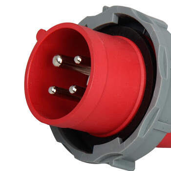 天旭工业插头插座连接器380V三芯四芯五芯航空耦合器防水对接插头三相四线zz-0142 四芯16A插头  1个