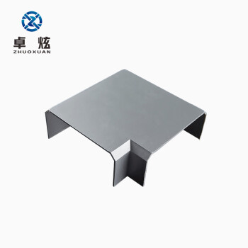 卓炫 120*50 铝合金开关插座面板线槽 多功能明装线槽 充电桩线槽 0.9壁厚线槽/m