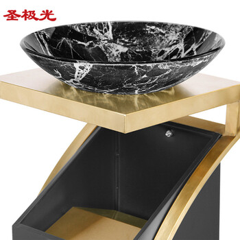 圣极光酒店垃圾桶物业废物桶商用果皮桶710815可定制32*30*81cm