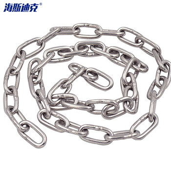 海斯迪克 304不锈钢链条 防盗链 直径6mm长1米 HK-357